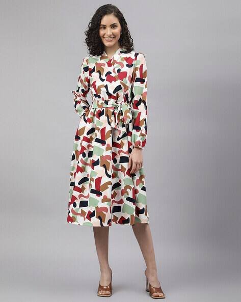 sachin and babi light blue dress Buy Multi Dresses for Women by Beverly Hills Polo Club Online
