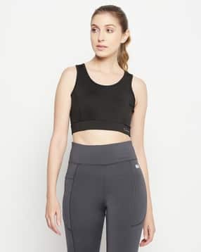 clovia Women Medium Impact Padded Racerback Sports Bra-picture-15