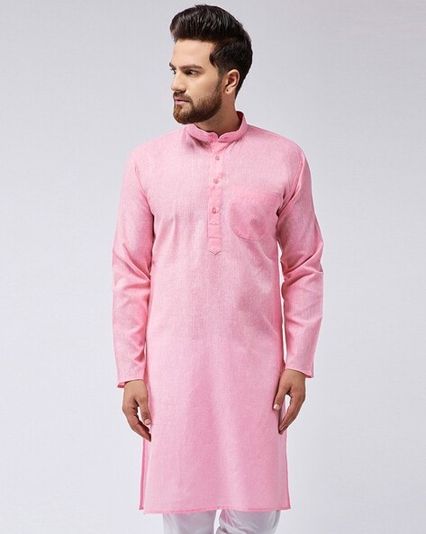 Sojanya Straight Kurta with Patch Pocket