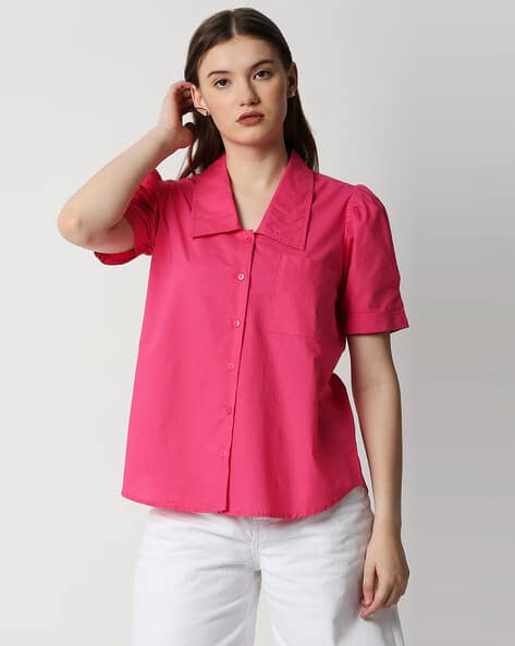 Buy Pink Shirts for Women by REMANIKA Online
