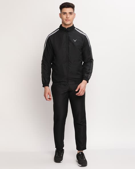 Buy Black Tracksuits for Men by Invincible Online - Main Image