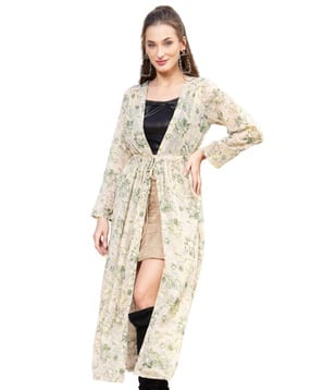 sera Floral Print Shrug with Tie-Up-picture-31