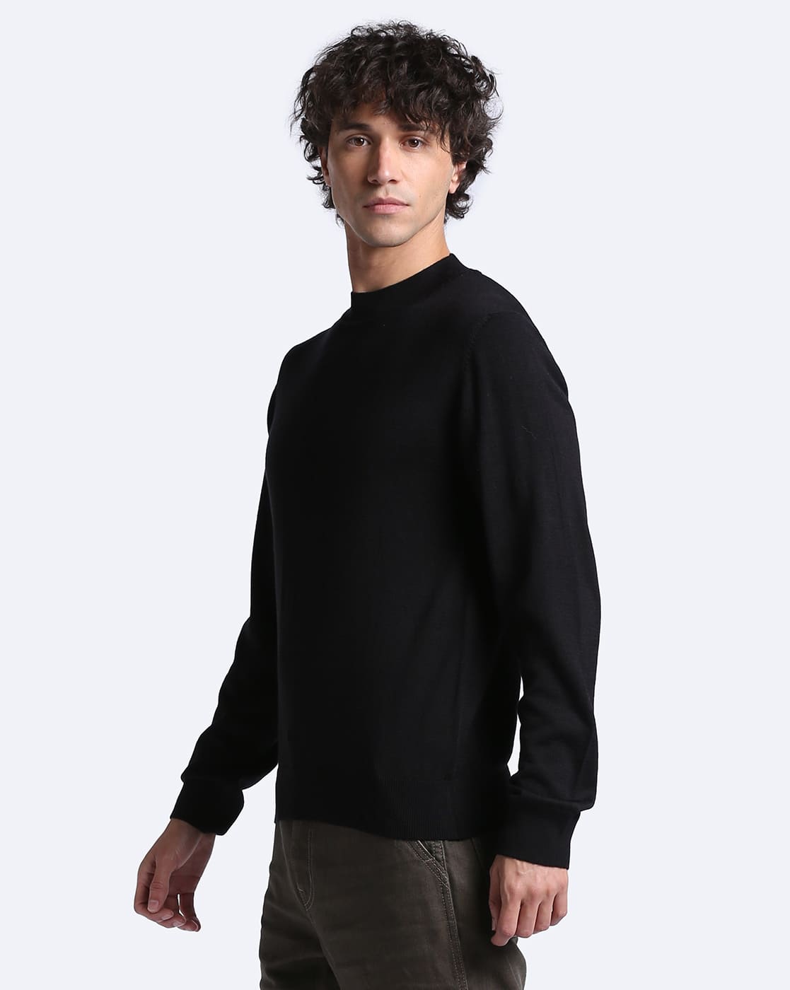 Buy Jet Black Tshirts for Men by Altheory by AZORTE Online | Ajio.com