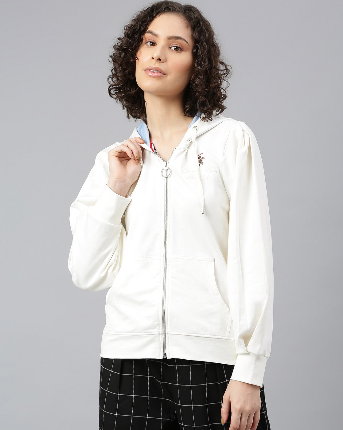 Buy White Jackets Coats for Women by Beverly Hills Polo Club Online Ajio