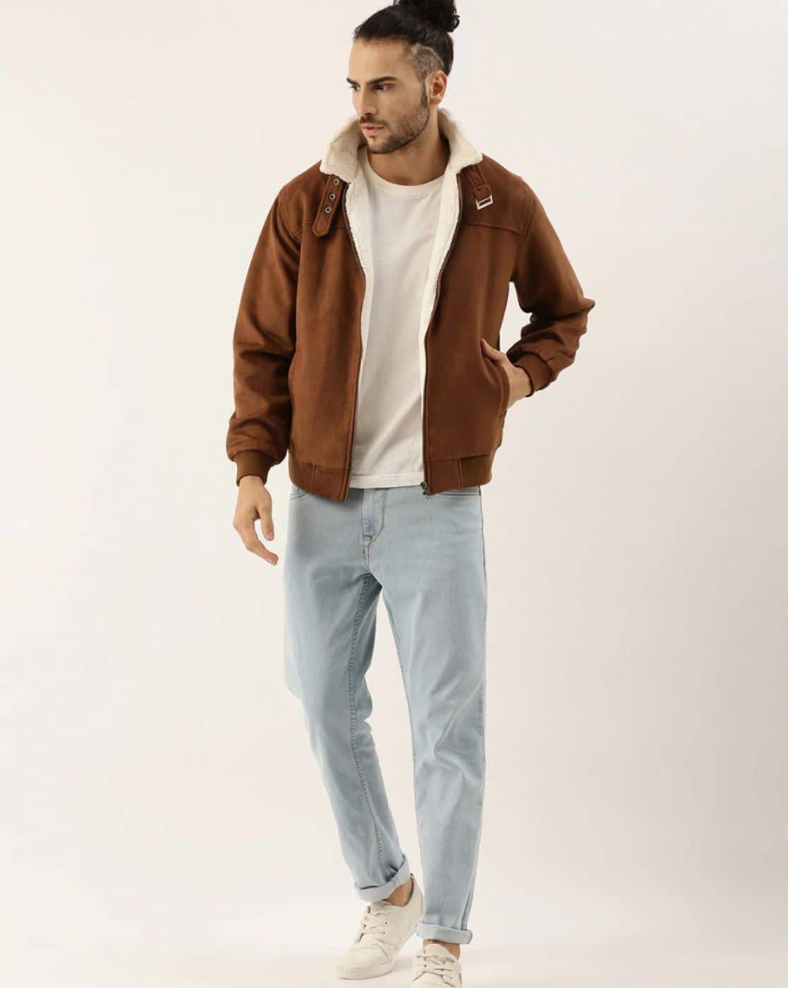 ジャケット・アウター ENCOMING WELT POCKET SHIRT JACKET BROWN 完納続きのGW｜y_s_k117