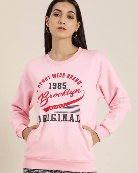 Pink Brooklyn Oversized Sweatshirt The Brooklyn Oversized Hoodie