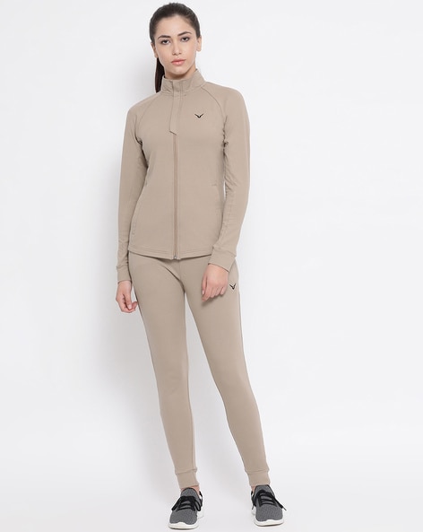 Slim Fit Zip Front Tracksuit