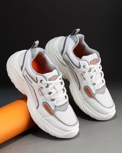 Women Low-Top Lace-Up Running Shoes