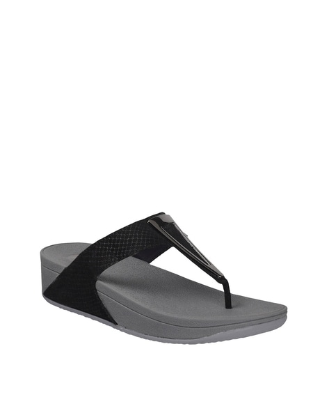 Lottie chevron wedge flip flop online