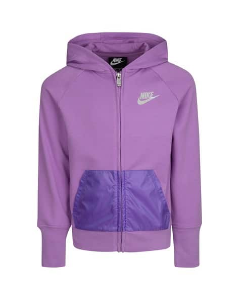 Solid Zip-Front Hoodie