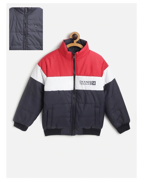 Okane Colourblock Reversible Puffer Jacket