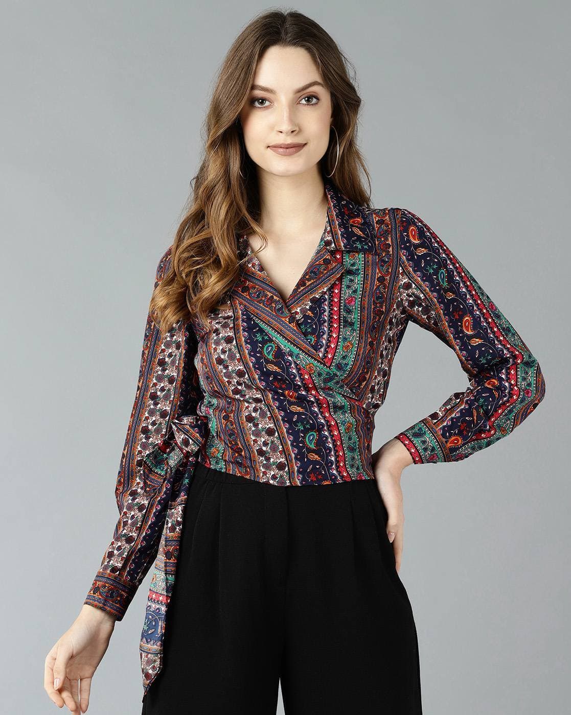 Buy Multicoloured Tops for Women by Znx Clothing Online