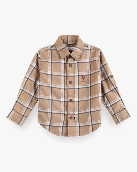 Buy Brown Shirts for Boys by Polo Online