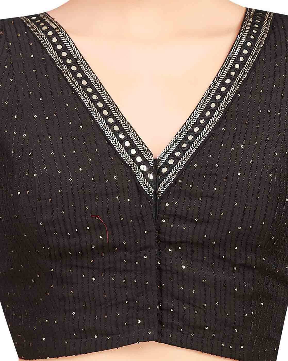Buy Black Blouses for Women by Studio Shringaar Online