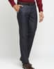 Buy Navy Trousers & Pants for Men by SOLEMIO Online | Ajio.com