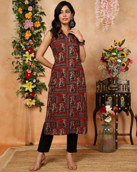 Gulmohar Jaipur Women Printed A-Line Kurta