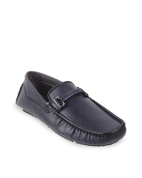 Metro Solid Slip-Ons Loafers