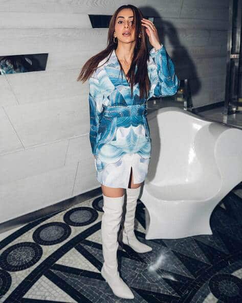 Genuine Leather Slip-On Boots