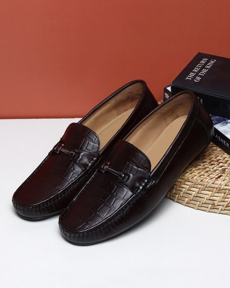 Teakwood Leathers Slip-On Loafers Shoes