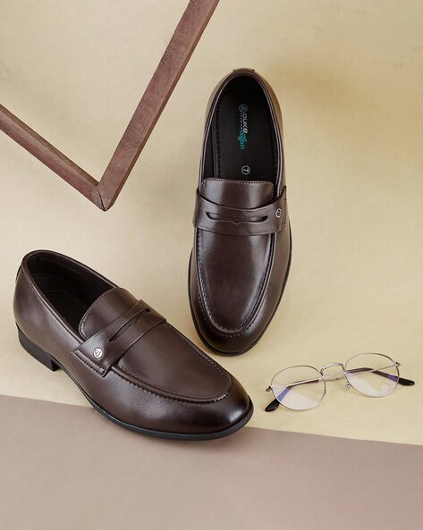 Men Round-Toe Penny Loafers