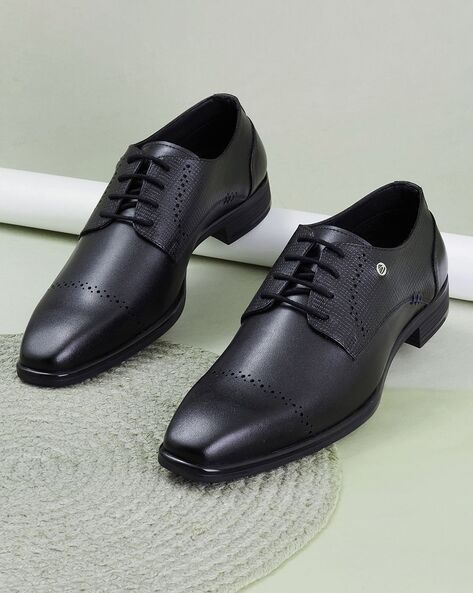 Men Low-Top Lace-Up Oxfords Shoes