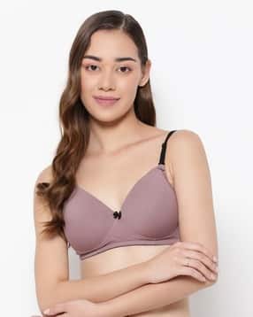 clovia Women Solid Padded Full Cup Wirefree T-shirt Bra-picture-22