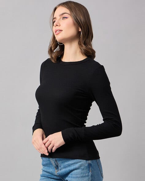 Buy Black Tshirts for Women by 98°north Online