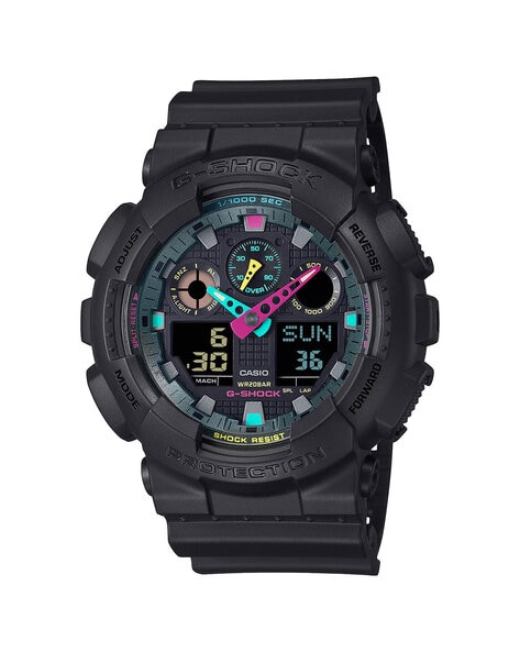 Men G-Shock GA-100MF-1ADR Analogue-Digital Wrist Watch- G1549