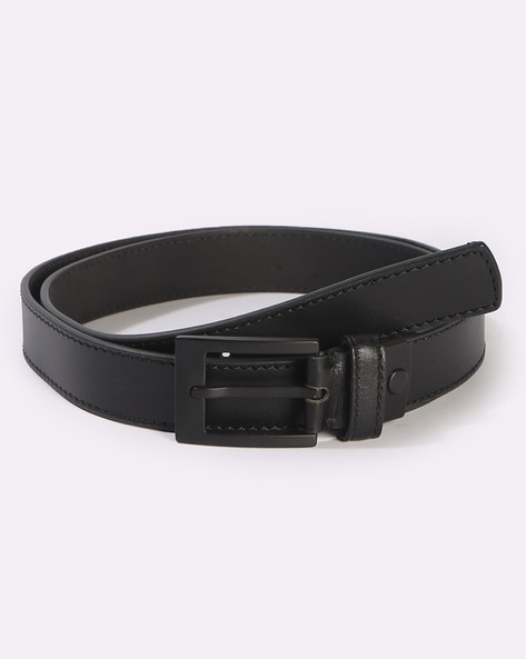 Men Belt with Buckle Closure