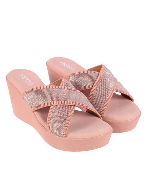 Metro Women Open-Toe Wedges Sandals