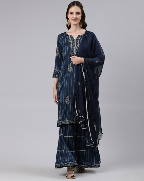 Striped Kurta Set Price in India