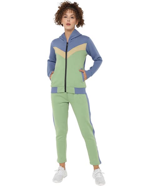 Colourblock Tracksuit with Insert Pockets