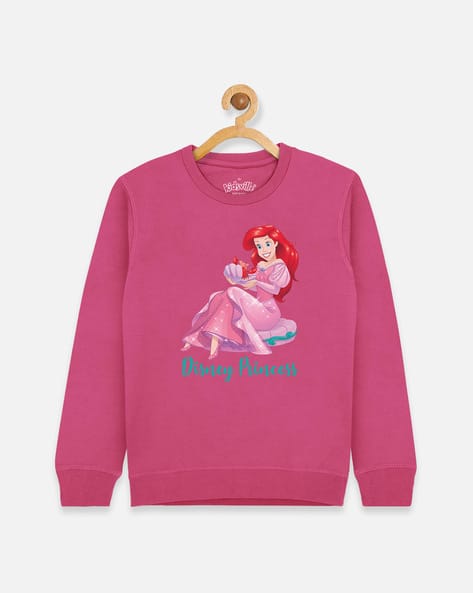 Buy Pink Sweatshirts Hoodie for Girls by KIDSVILLE Online