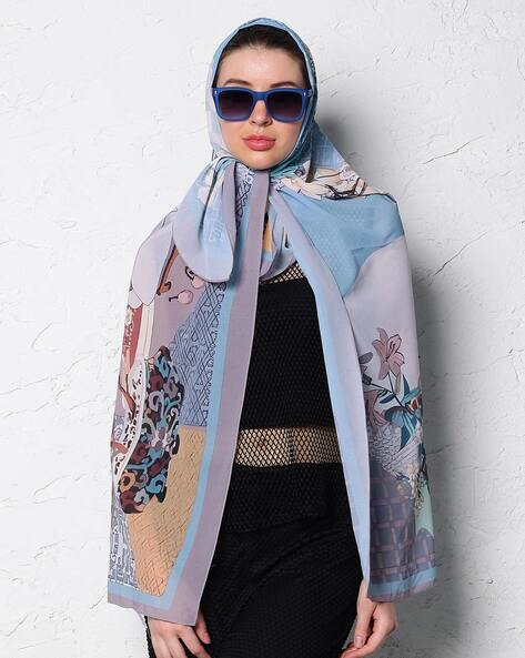 Women Flora Print Scarf Price in India