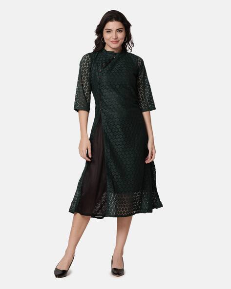 Buy Green Dresses for Women by ELYSIUM TRENDZ Online