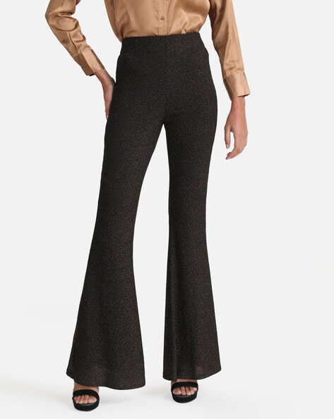 Kazo Women Flat-Front Flared Pants