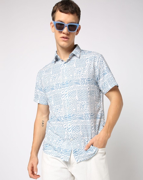 Men Printed Regular Fit Shirt