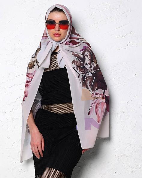 Women Floral Print Scarf Price in India