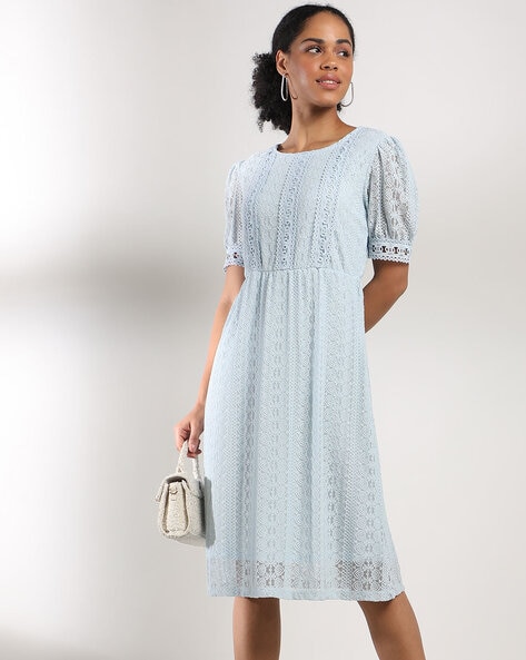 Women A-Line Lace Dress