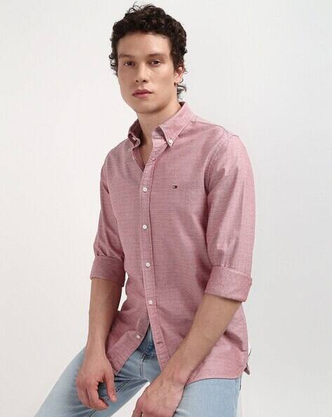TOMMY HILFIGER Men Checked Regular Fit Shirt