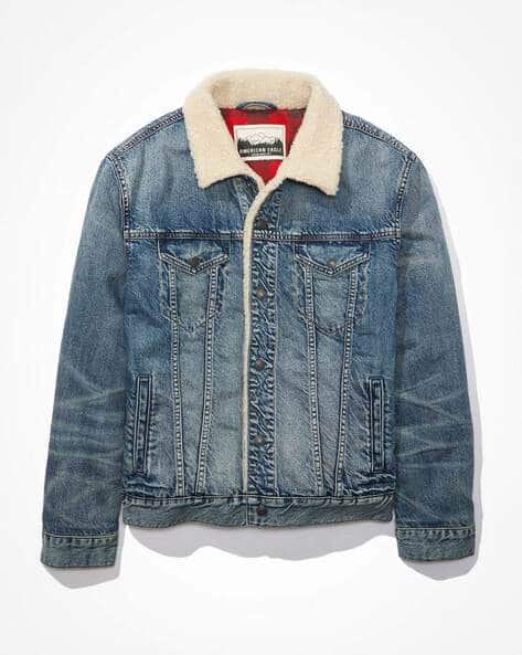 Jean Jacket Levis Type Sherpa Trucker Mayze Levis Trucker Jacket