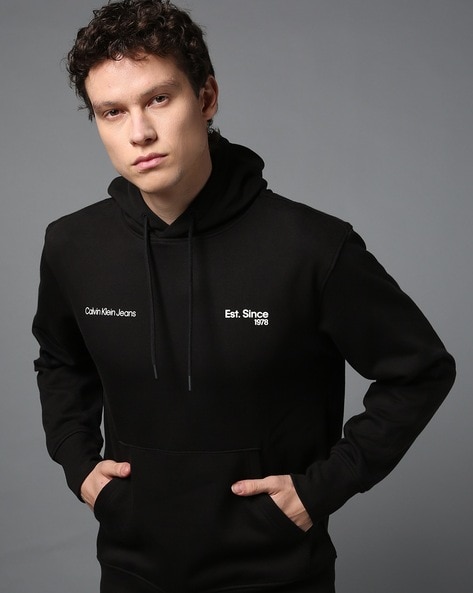 Buy Black Sweatshirt Hoodies for Men by Calvin Klein Jeans Online Ajio