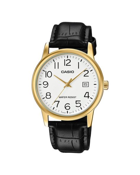 Men Water-Resistant Analogue Watch-MTP-V002GL-7B2UDF