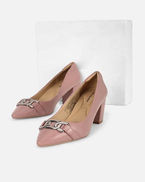 VAN HEUSEN Women Slip-On Pointed-Toe Heeled Shoes