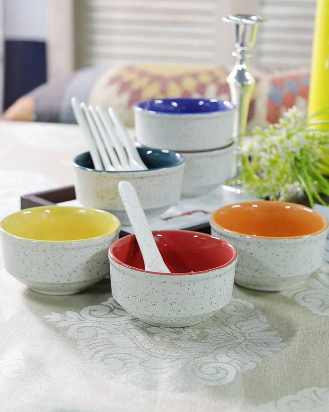 Buy White Serveware Drinkware for Home Kitchen by Unravel