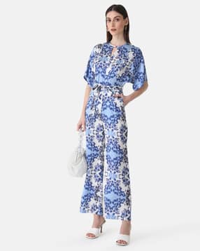 kazo Women Printed Jumpsuit with Insert Pockets-picture-13
