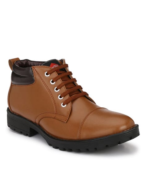 Buy Beige Boots for Men by Mactree Online