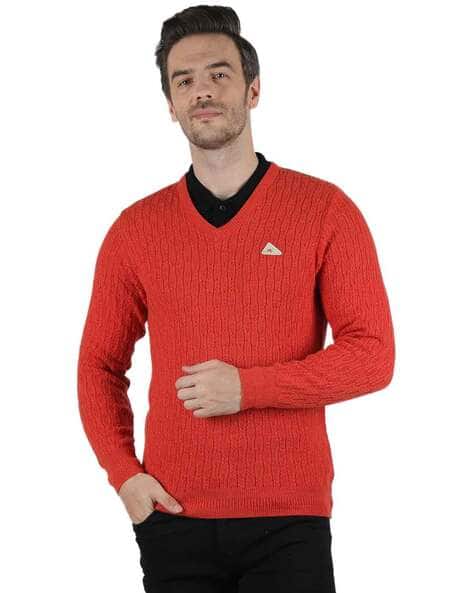 Textured Full Sleeves Pullover