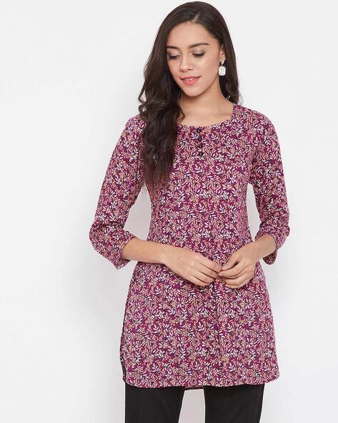 Buy Maroon Kurtis Tunics for Women by Tissue Online Ajio