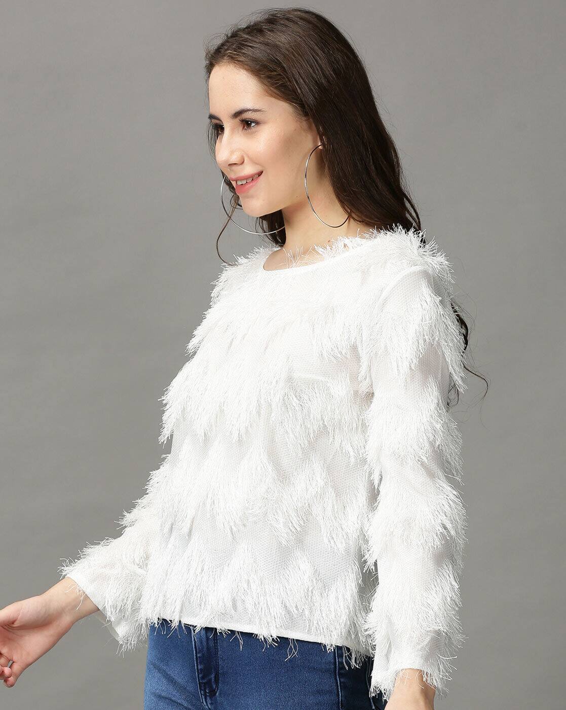 andmary Ravi fur tops white ANDMARY 【公式通販】